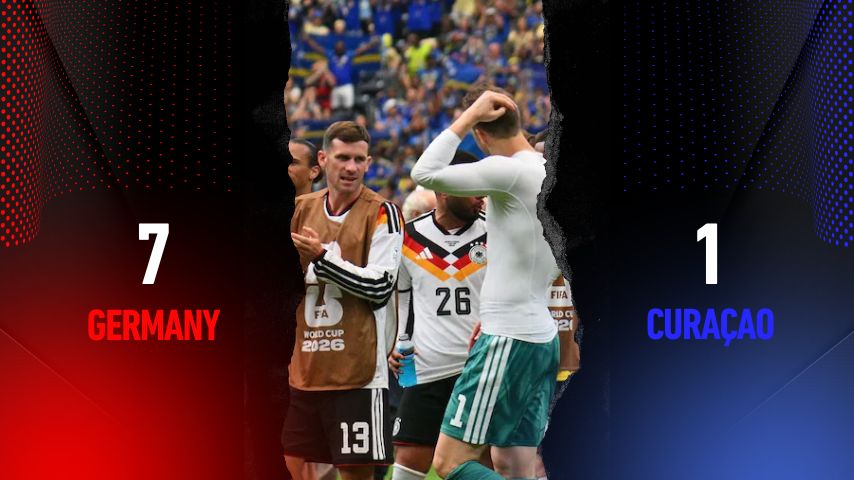 Germany Curacao World Cup 2026 Group E Kai Havertz goal Houston Stadium 7-1