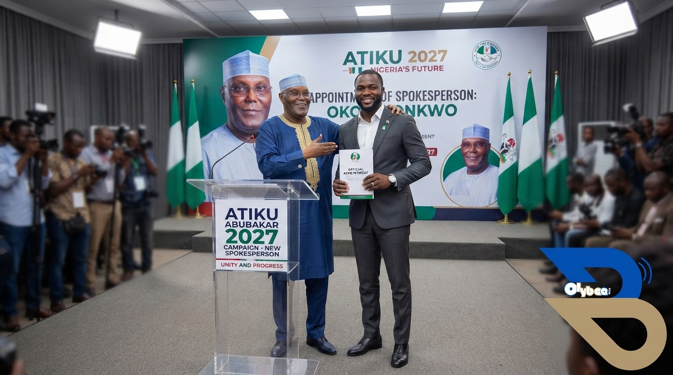 Atiku appoints Okonkwo spokesperson for his 2027 presidential campaign.