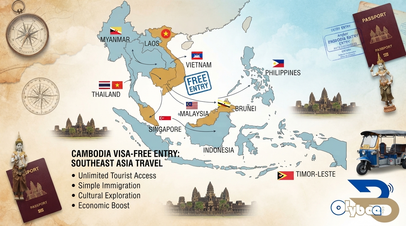 Cambodia visa-free entry list for Southeast Asian travellers