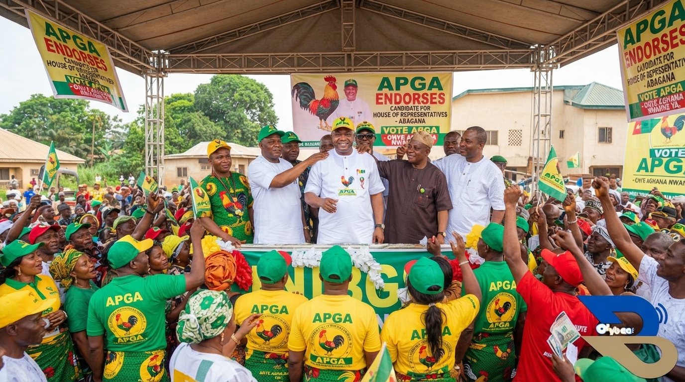 APGA Reps candidate Anambra endorsement meeting in Abagana.