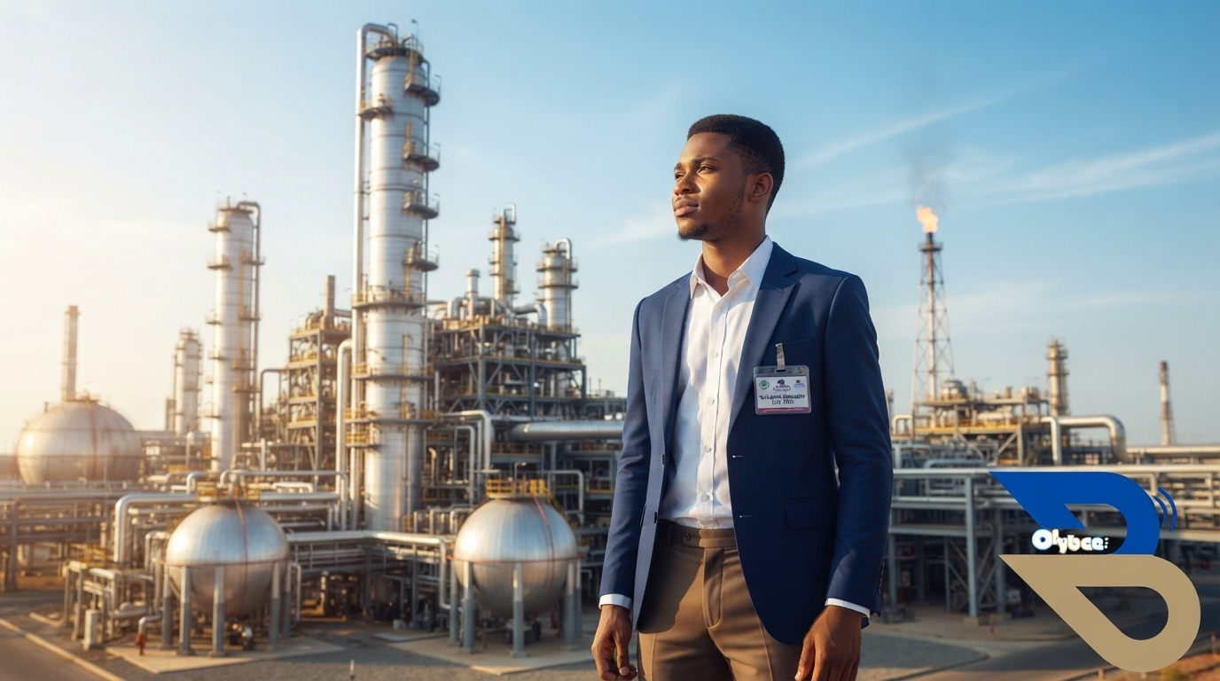 FUTO graduate reflecting on his Dangote Refinery visit experience
