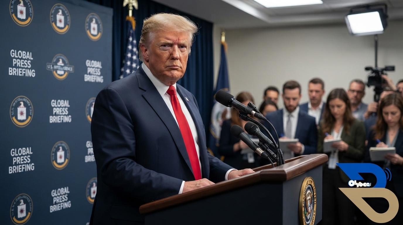 Trump addressing reporters about Iranian plot to assassinate Trump