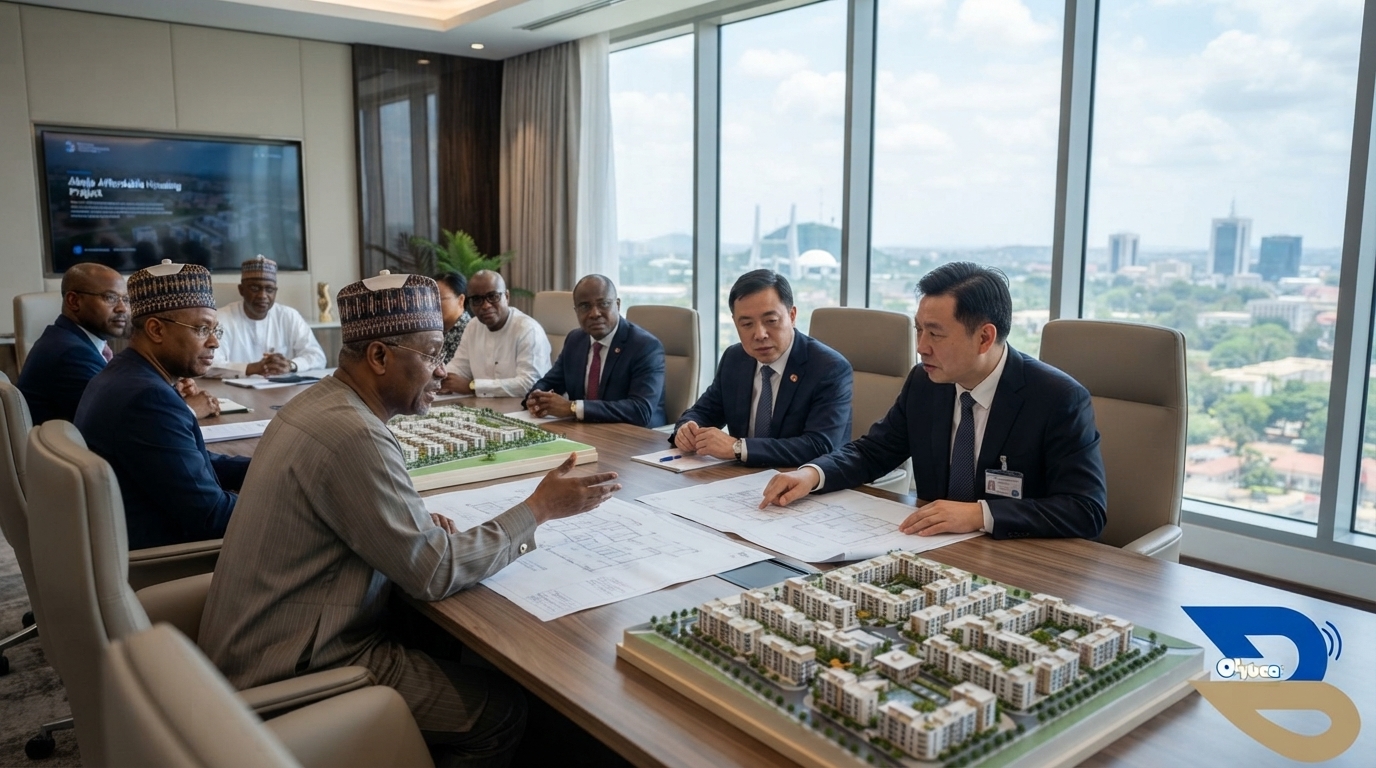 Minister Muttaqha Darma discusses 10,000-home housing project with Chinese investors in Abuja